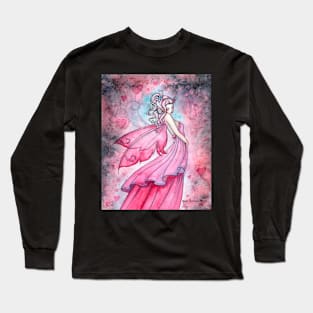 Fairy of Love Fantasy Art by Molly Harrison Long Sleeve T-Shirt